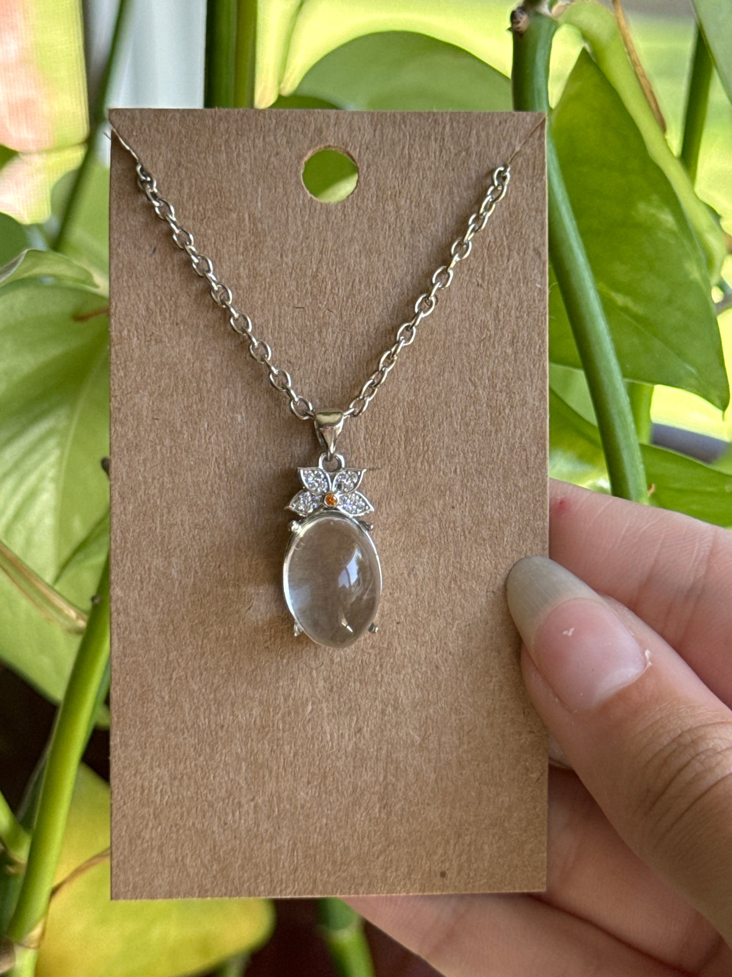 Clear Quartz Necklace