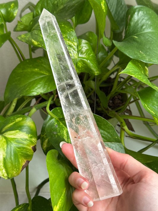 Clear Quartz Obelisk