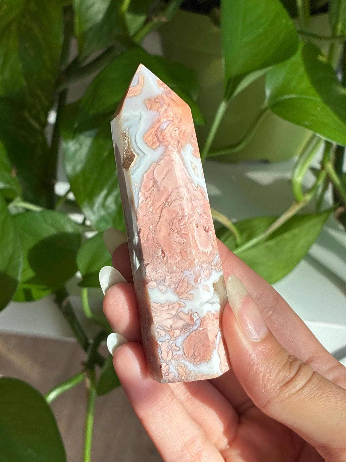 Cotton Candy Agate Tower A
