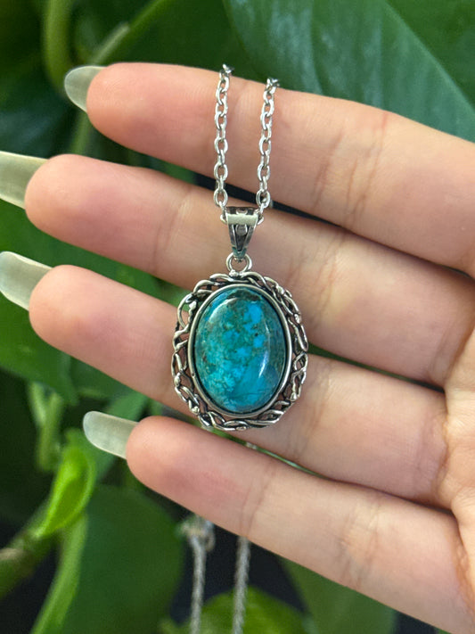 Chrysocolla Malachite Necklace