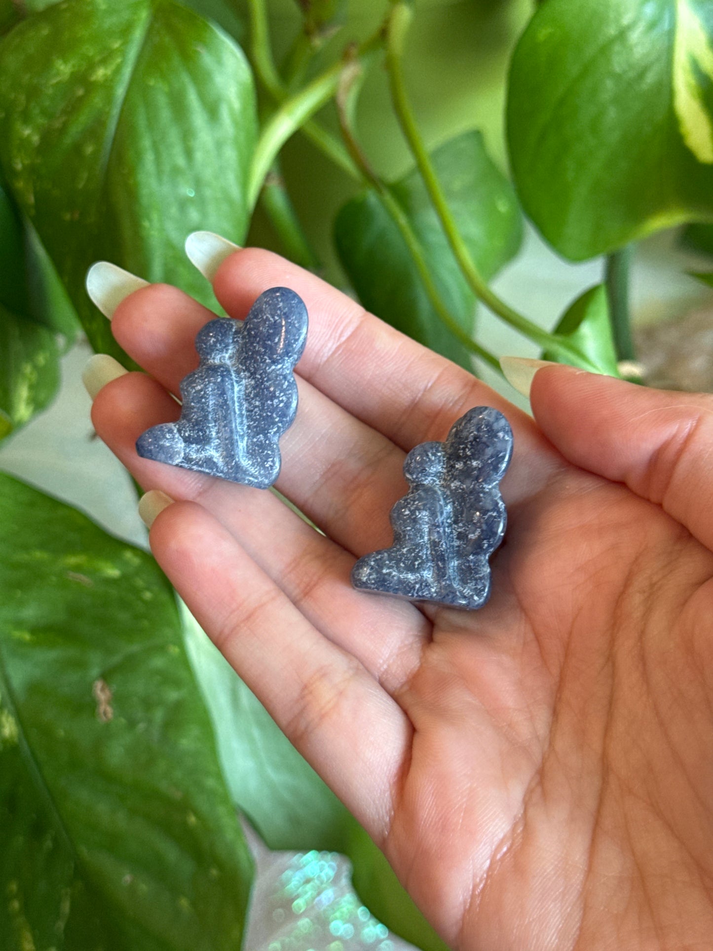 Blue Aventurine Fairy Carving