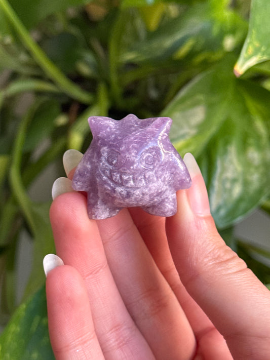 Lepidolite Gengar