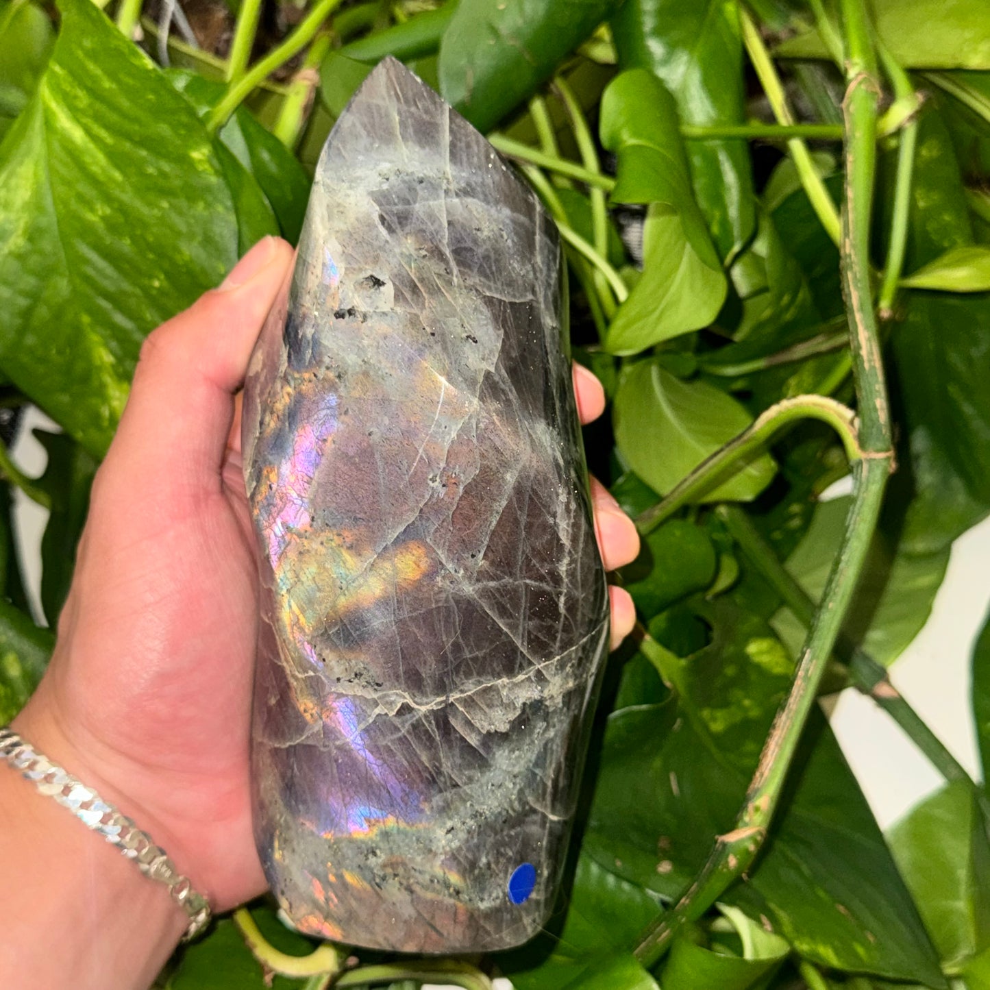 Large Purple Labradorite Flame