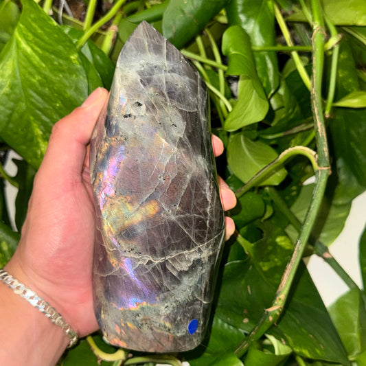 Large Purple Labradorite Flame