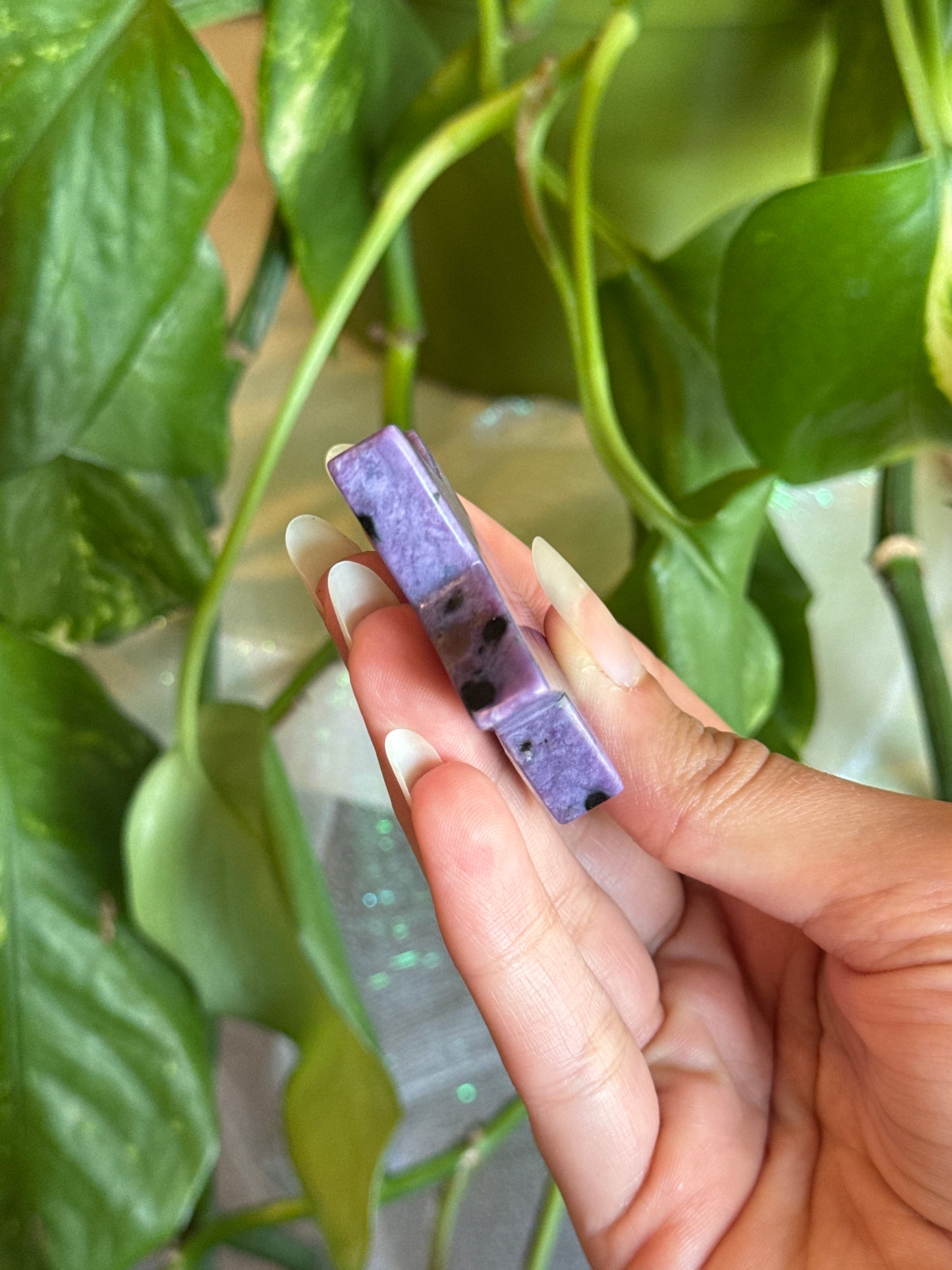 Charoite Star Carving