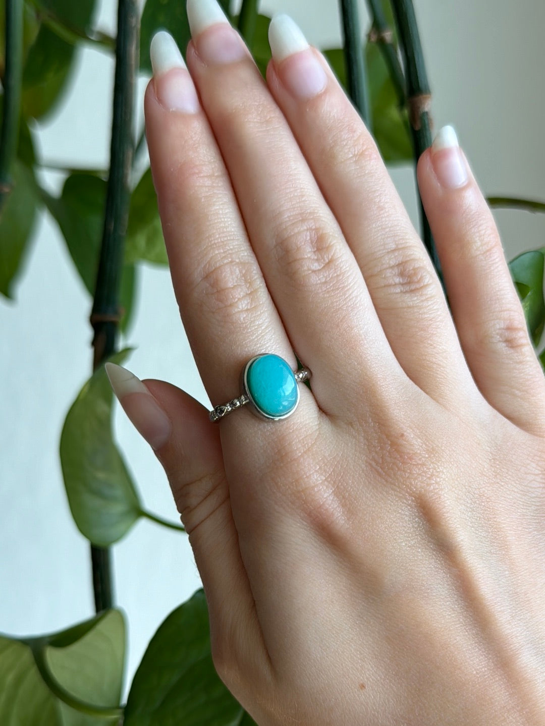 Amazonite Rings Amazonite Adjustable Ring – GaiasWellness