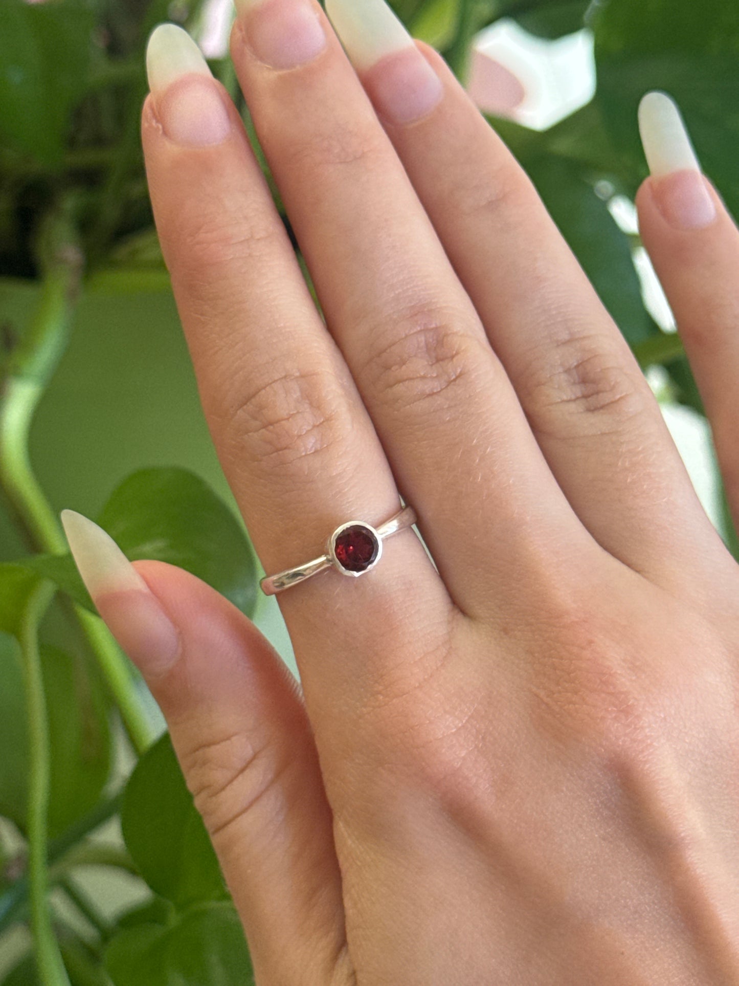 Garnet Size 7 Ring