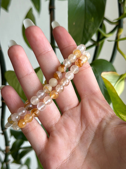 Golden Healer Faceted Bracelet