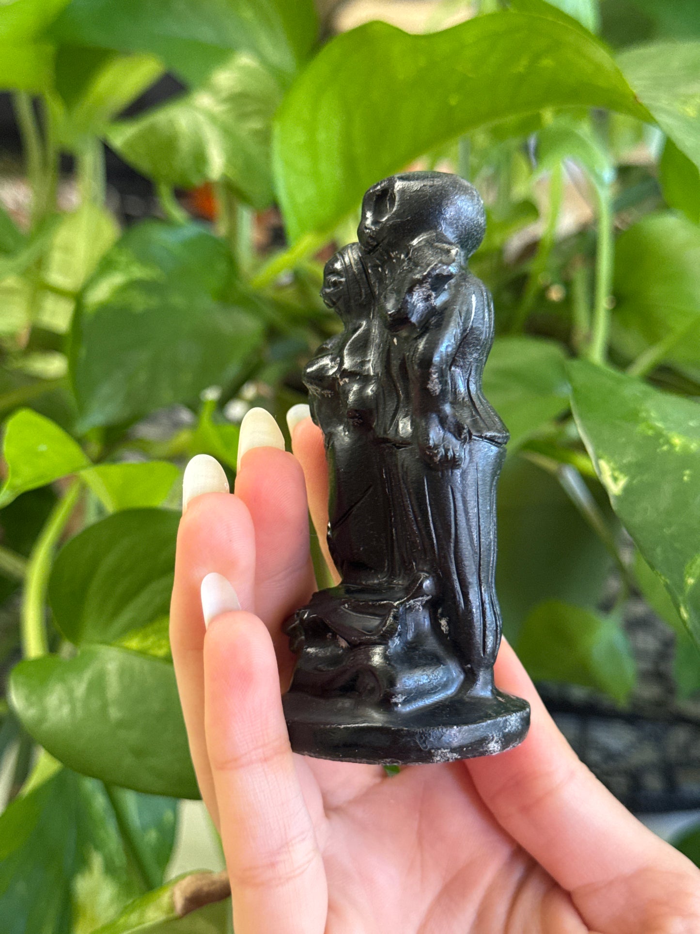 Jack, Sally, and Zero Obsidian Carving