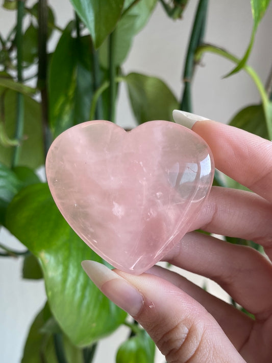 Rose Quartz Heart