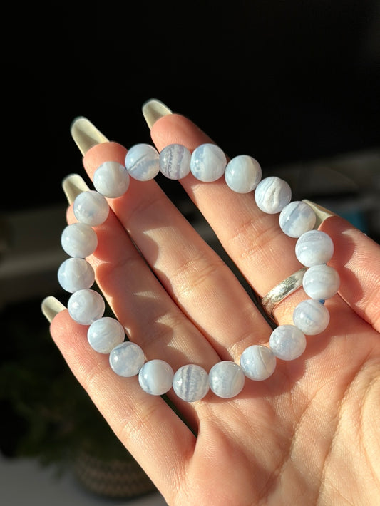 Blue Lace Agate Bracelet