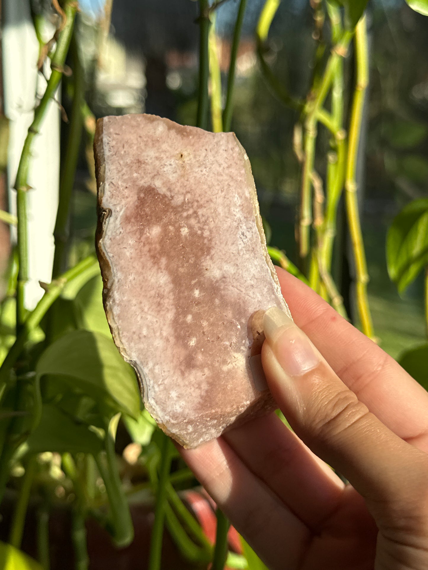 Druzy Pink Amethyst Slab E