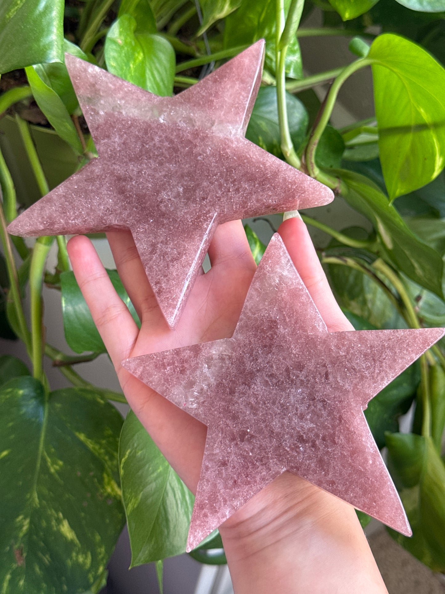 Strawberry Quartz Star
