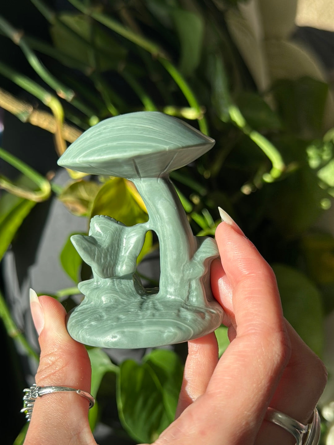 Tinkerbell Jade Mushroom