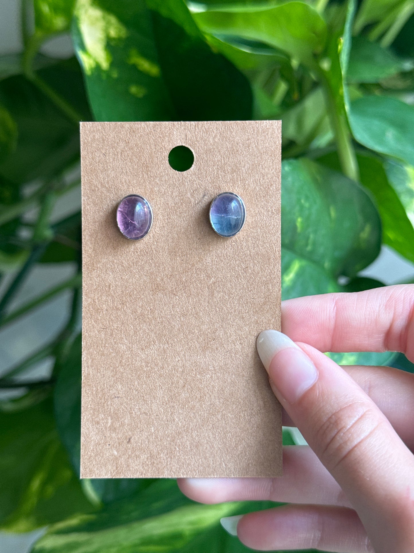 Fluorite Stud Earrings | You Pick