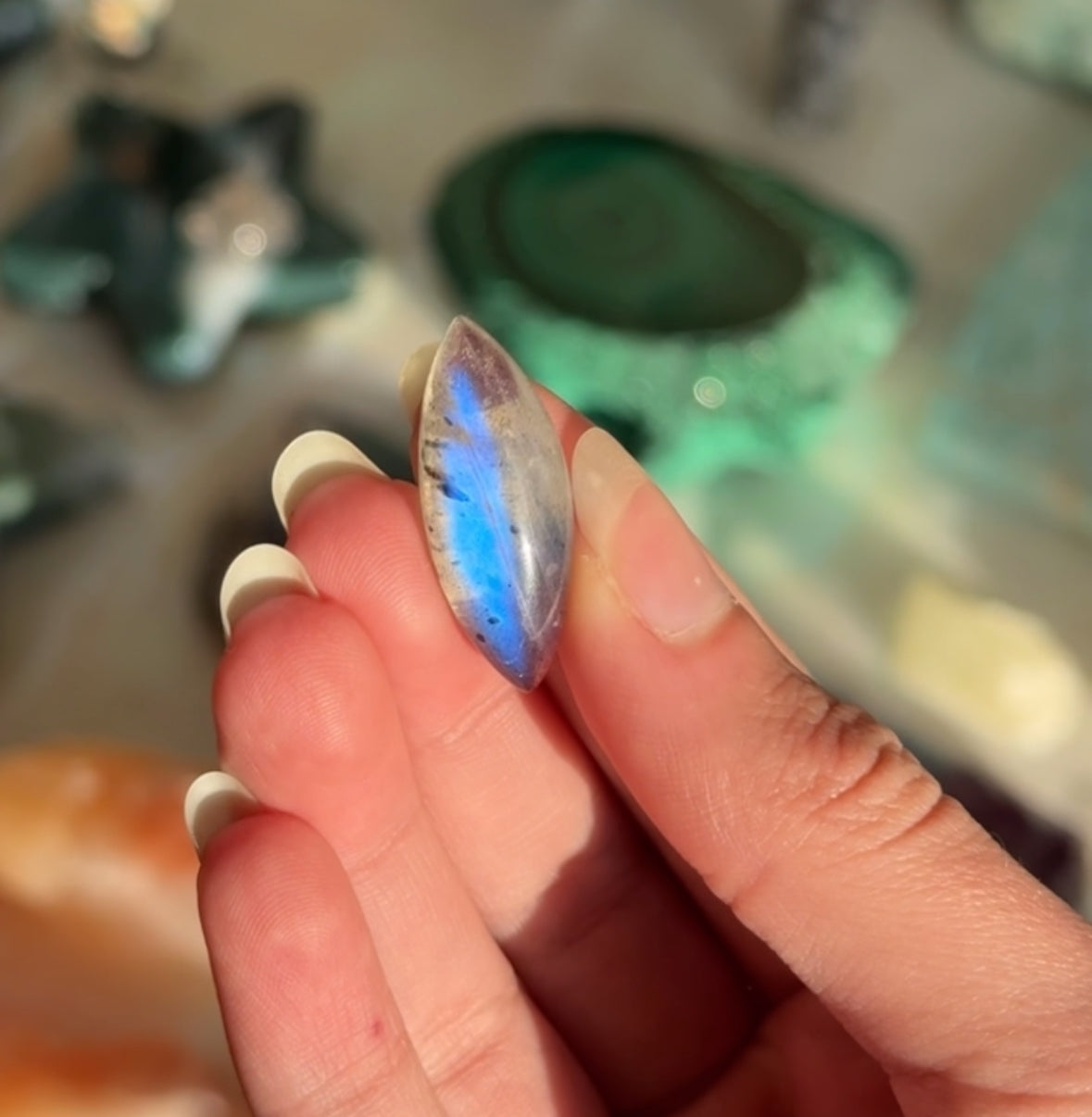 High Grade Labradorite Marquis ‘Eye’ B