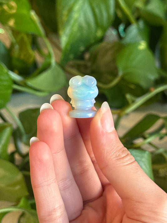 Opalite Keroppi Carving