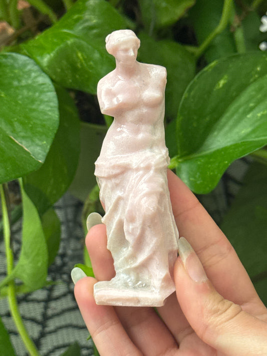 Pink Opal Aphrodite Statue