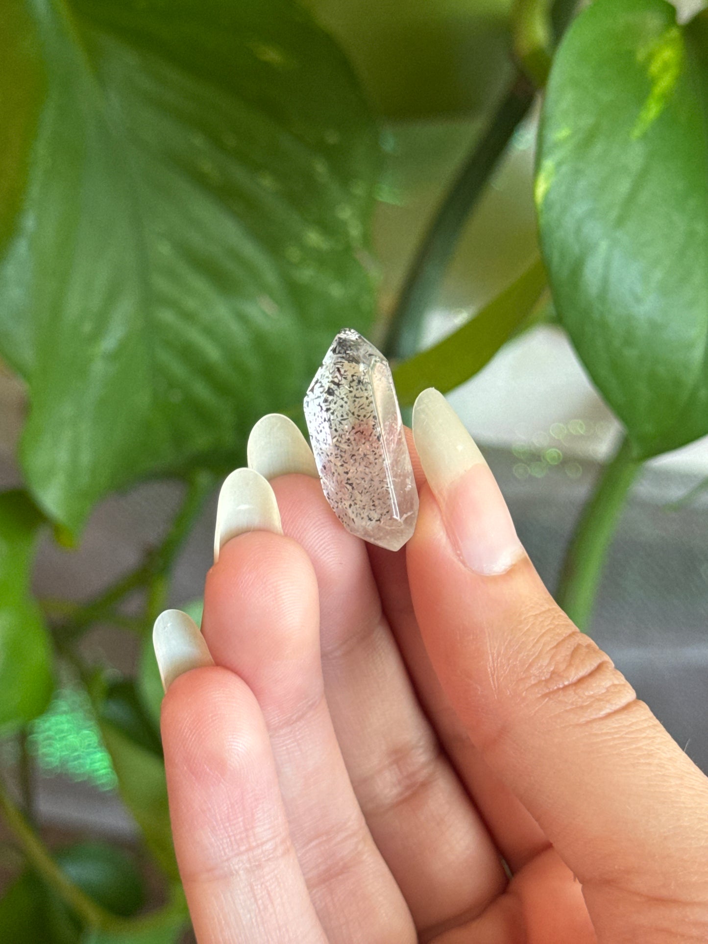 Hematite Phantom Quartz Mini Freeform | You Pick
