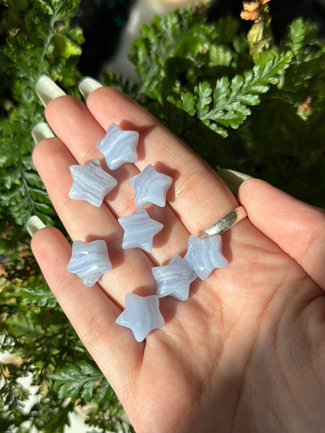 Blue Lace Agate Star