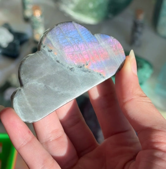 Labradorite Cloud Carving