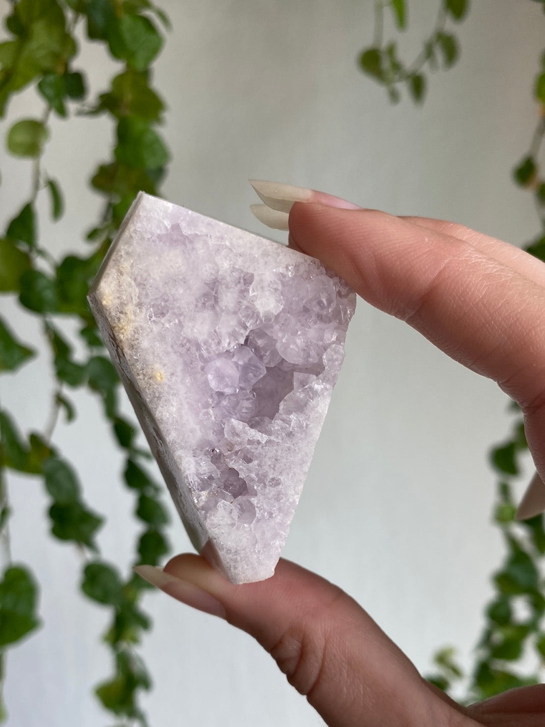 Druzy Pink Amethyst Freeform B