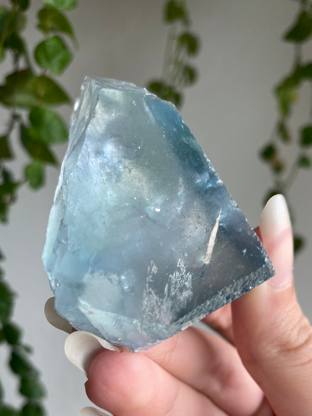 Deep Blue Natural Fluorite Cube