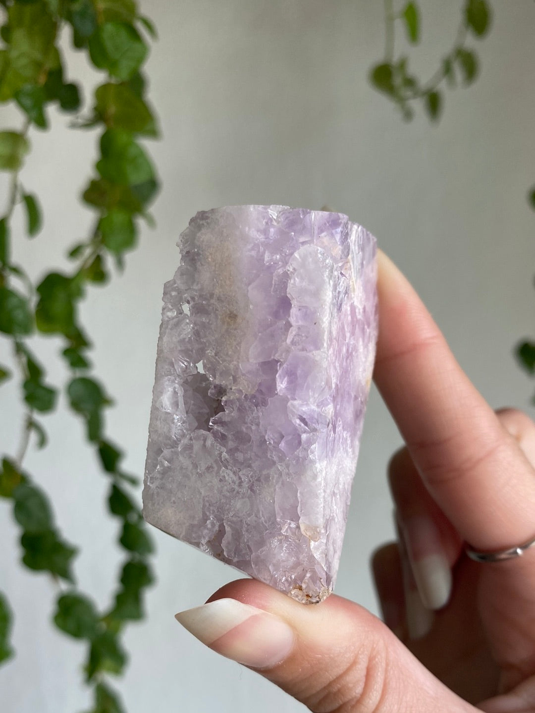 Druzy Pink Amethyst Freeform B