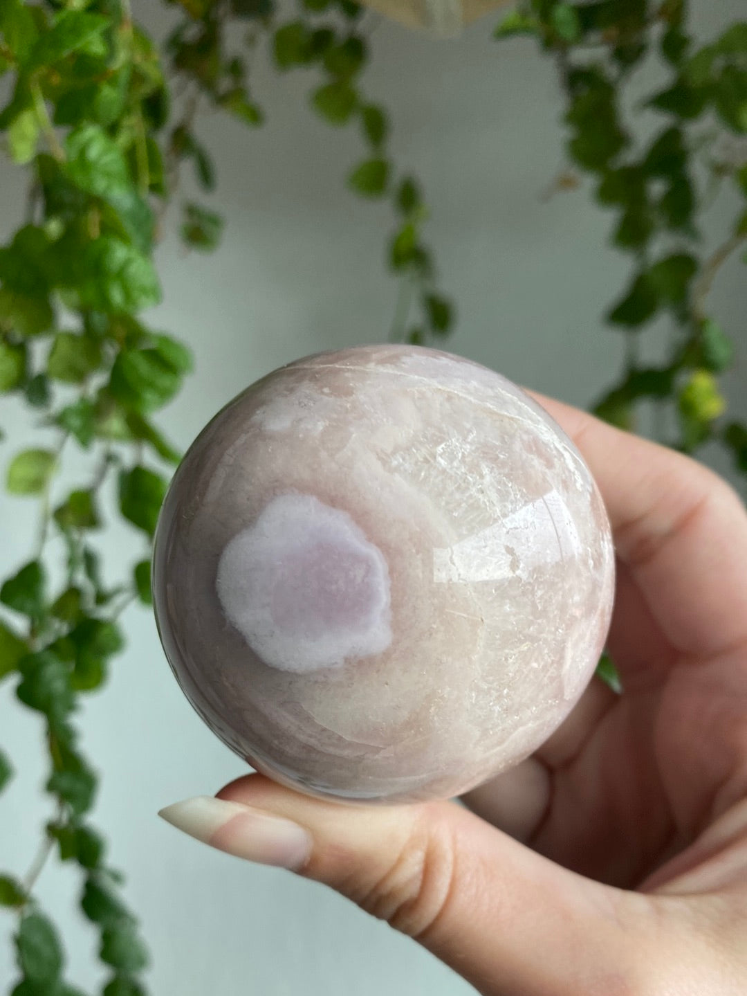Unique Pastel Pink Amethyst Sphere