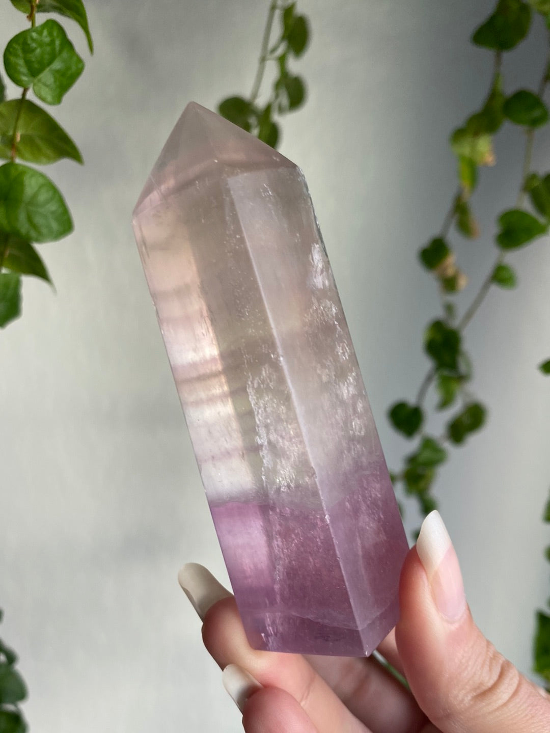 Magenta Fluorite Tower With Mica